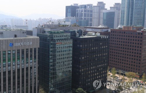 서울 여의도 증권가 전경. 연합뉴스